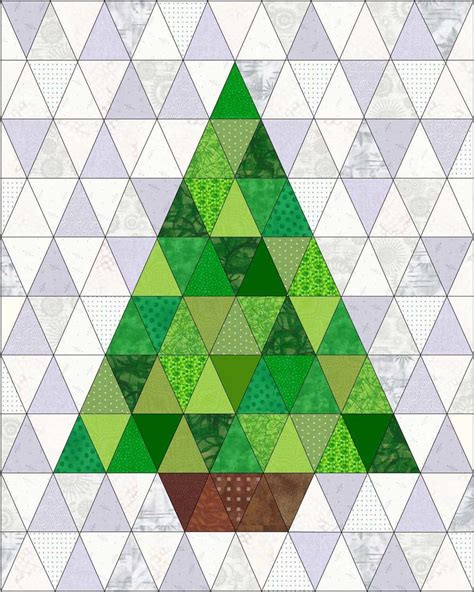 O'Christmas Tree paper pattern — Material Girl Quilts Christmas Tree Quilt Pattern, Modern ...