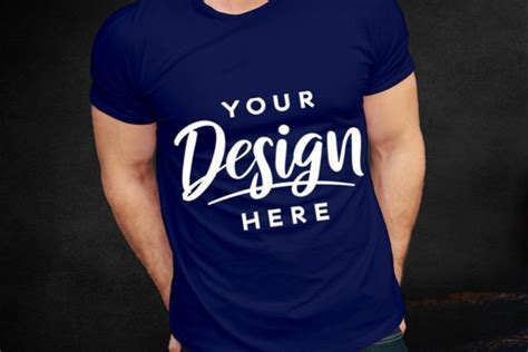 Black T-Shirt Mockup Graphic by Imagenish · Creative Fabrica