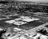 Florida Memory • Aerial view of the Sears mall - Fort Lauderdale, Florida.