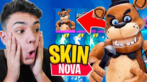 *NOVO* FNAF no Fortnite?! (Five Nights at Freddy's Skins) - YouTube