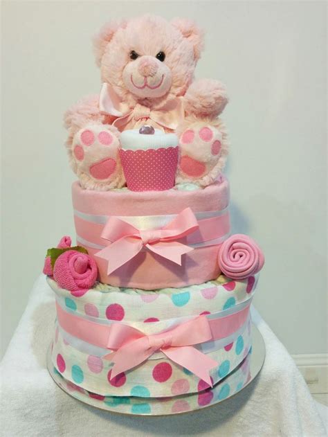 Nappy Cakes by Emma, Baby Gifts, Cleveland, Nappy Cakes Brisbane, | Baby nappy cakes, Baby girl ...