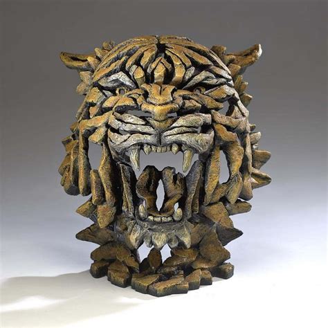 Tiger #tigerhead #tigersculpture | Animal sculptures, Sculpture, Bust ...