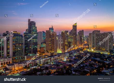 Skyline Makati Manila Philippines Stock Photo 1406080799 | Shutterstock