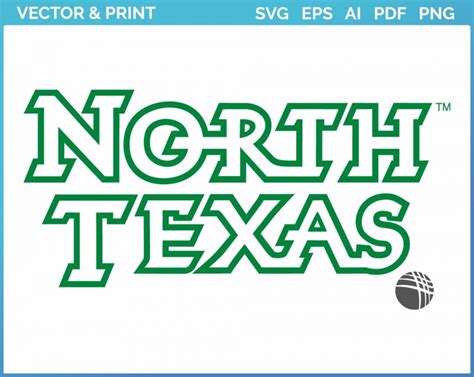 North Texas Mean Green - Wordmark Logo (2005) - College Sports Vector ...