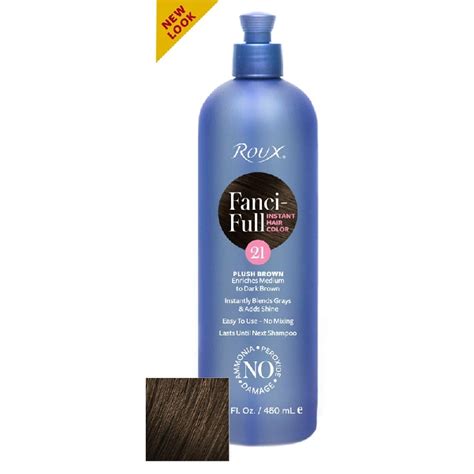 Roux Fanci Full Instant Hair Color Rinse 21 Plush Brown 450ml - Simply ...