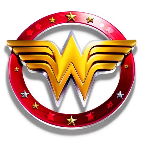 Download Wonder Woman Logo For Birthday Png Mbp | Wallpapers.com