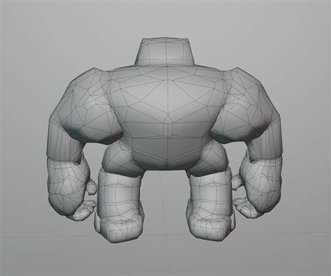 ArtStation - Character Creature Monster Stone Golem Rigged Animated PBR ...