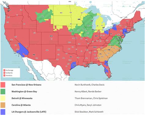 NFL Week 14 coverage map: TV schedule for CBS, Fox regional broadcasts ...