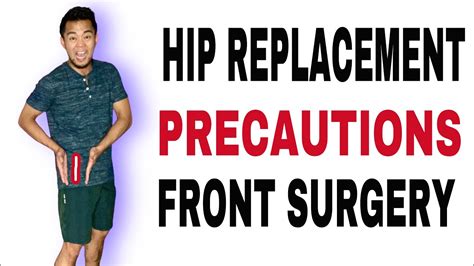 Hip Replacement Precautions Anterior Approach | Frontal Approach - YouTube