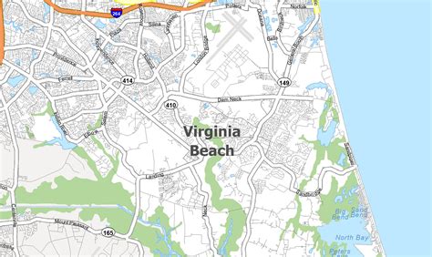 Virginia Beach County Map - Holli Latrina