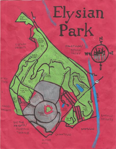 Elysian Park Map