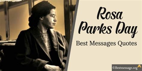 Rosa Parks Day Messages, Wishes and Quotes – Sample Messages