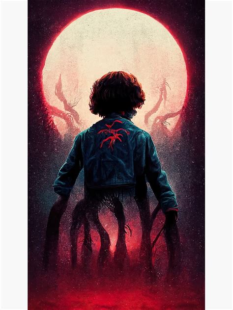 "Eleven as The Mind Flayer - Stranger Things " Poster for Sale by TheBaconStudio | Redbubble