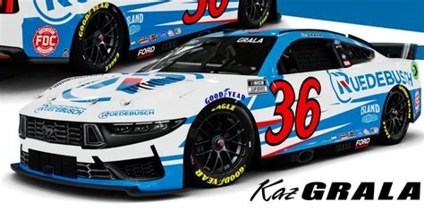 Kaz Grala to attempt Daytona 500 for FRM in the #36 : r/NASCAR