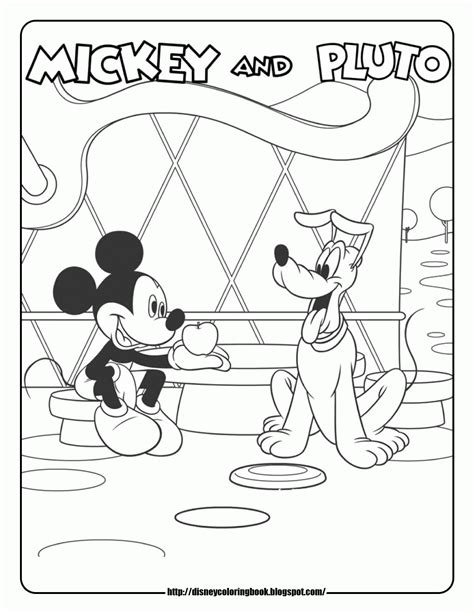 Coloring Page Of Mickey Mouse Clubhouse - Coloring Home