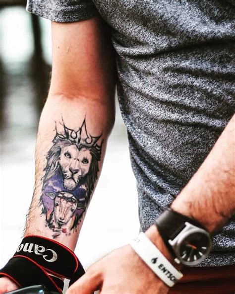 Top 63+ Best Lion and Lamb Tattoo Ideas - [2021 Inspiration Gallery]