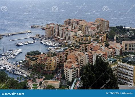 Aerial View of Monaco from the Heights Stock Photo - Image of ...