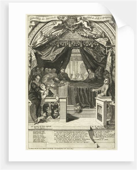 Death of Charles II, King of Spain posters & prints by Anonymous