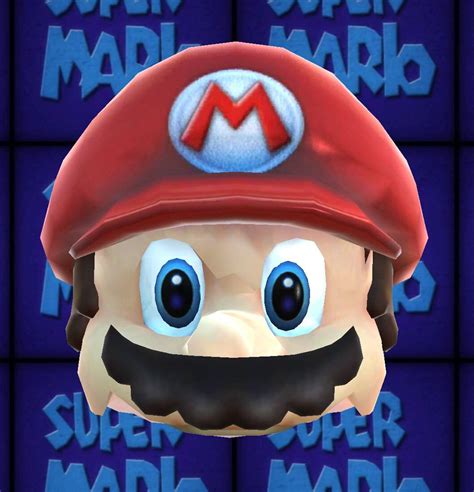 Used that fan made mario 64 head app | Mario Amino