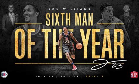 Lou Williams Wins The 2018-19 NBA KIA Sixth Man Of The Year Award | NBA.com