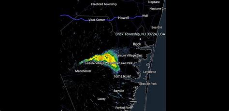 Ocean County Wildfire Closes Rt. 539; Fire Can Seen on Radar