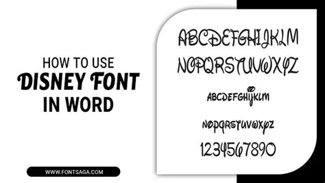 How To Use Disney Font In Word - Unlock Disney Magic