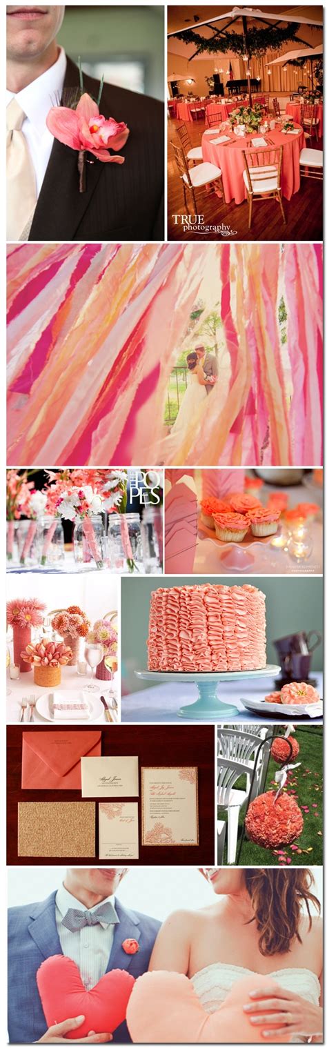 I adore the streamers in this inspiration board. Apparently coral is the hot color for spring ...