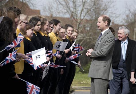 Snapped: Prince Edward Visits Uplands School