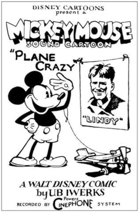 Mickey Mouse Plane Crazy Poster