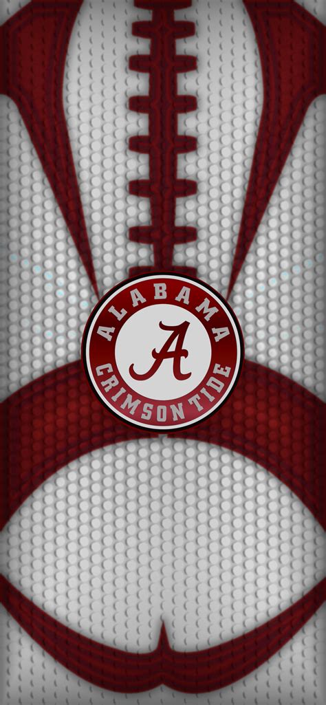 Alabama Crimson Tide Football Logo iPhone Wallpaper