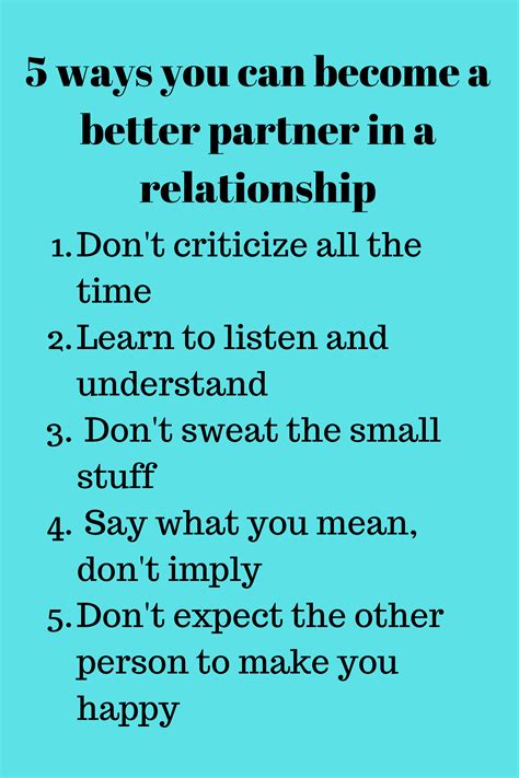 How you can become a better partner in relationships | Healthy relationship tips, Relatable ...