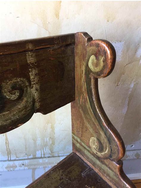 Tuscan Antique Church Pew