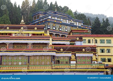 Rumtek Monastery, Sikkim, India Stock Photo - Image: 64028910