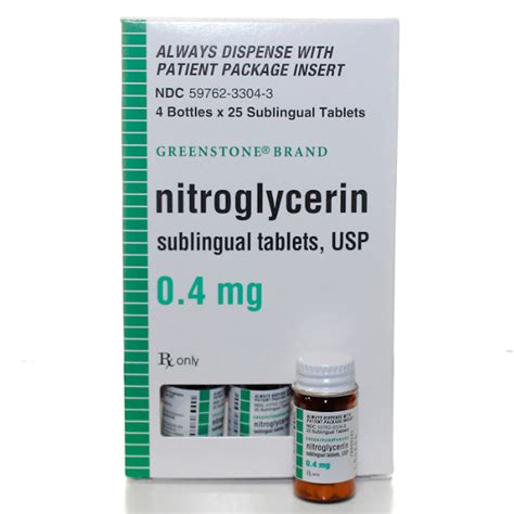 NITROGLYCERIN 0.4MG - RX Products