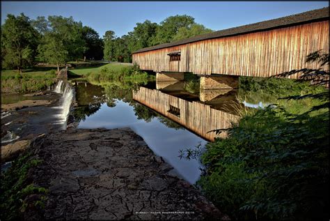 Watson Mill Bridge HDR Photograph by Russell Adams - Pixels