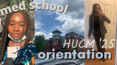 Starting Medical School at 18: Orientation Vlog | Howard University ...