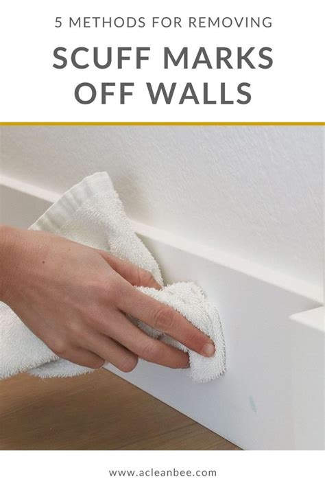 How to Clean Scuff Marks Off Walls | Cleaning walls, Cleaning white ...