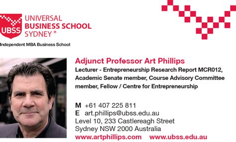 Art Phillips was recently honoured with the title ‘Adjunct Professor’ | 101 Music PTY LTD