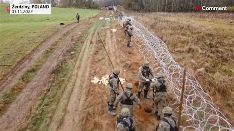 Video. WATCH: Poland constructs a fence on its Russian border | Euronews