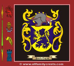 Gould family crest and meaning of the coat of arms for the surname Gould, Gould name origin