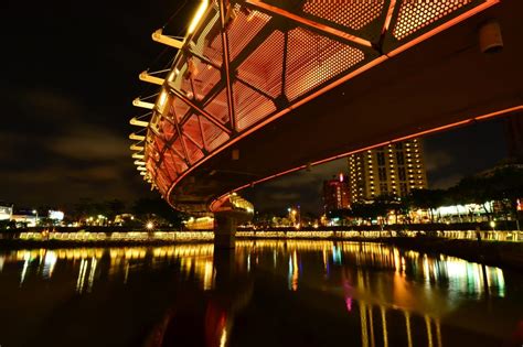 Night Bridge Royalty-Free Stock Photo