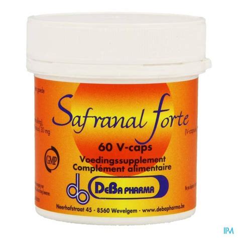 Safranal Forte V-caps 60 Deba-Online apotheek in België-Pharmazone