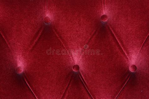 Red Fabric Cushion Furniture Sofa Texture Stock Image - Image of ...