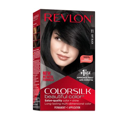 Revlon ColorSilk Hair Color - 11 Soft Black - Shop Hair color at H-E-B