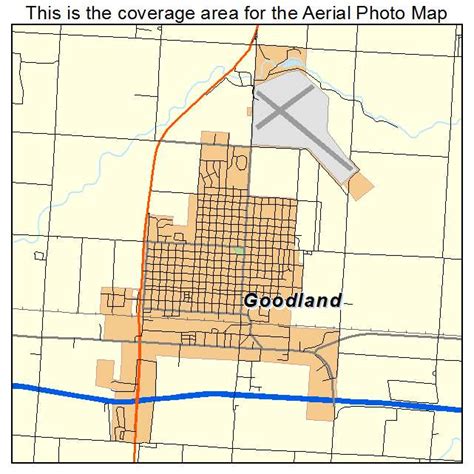 Aerial Photography Map of Goodland, KS Kansas