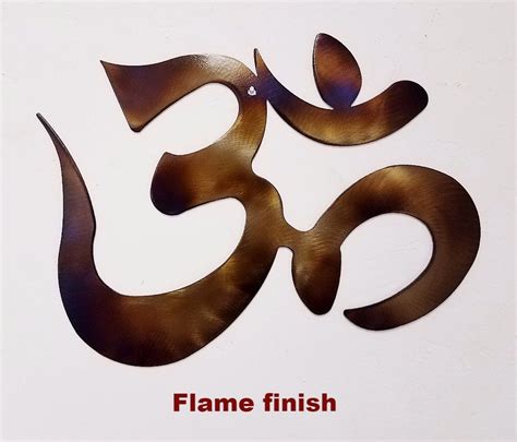 Om Symbol Namaste metal wall art silhouette Yoga metal wall art ...