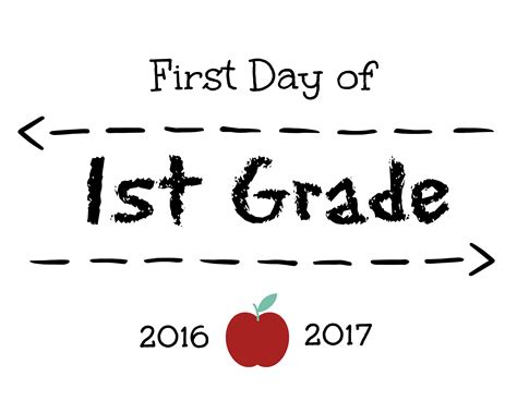 First Day of School Signs | Free Printables