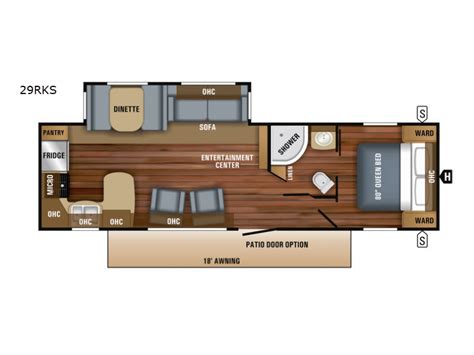 Rear Kitchen 5Th Wheel Floor Plans - floorplans.click