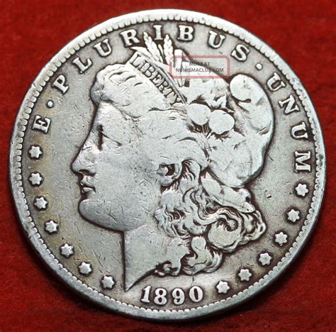 1890 - Cc Silver Morgan Dollar