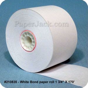 White Bond Paper Rolls - Products